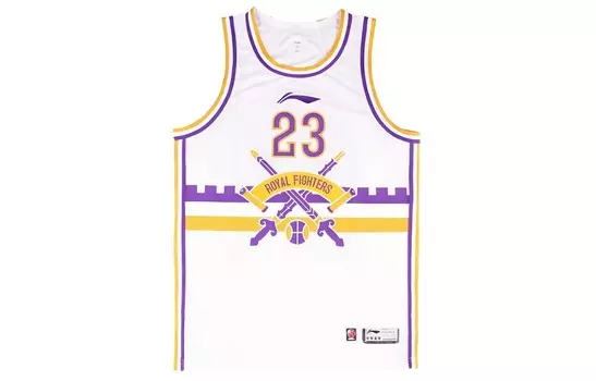 Баскетбольная майка CBA Collection для мужчин, белая Lining, белый