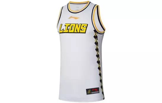 Баскетбольная майка CBA Collection для мужчин, белая Lining, белый