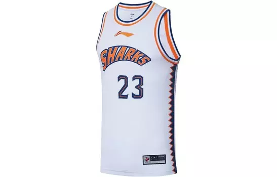 Баскетбольная майка CBA Collection для мужчин, белая Lining, белый