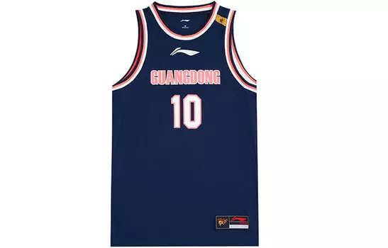 Баскетбольная майка CBA Collection для мужчин, синяя Lining, синий