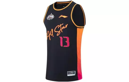 Баскетбольная майка CBA Collection для мужчин, черная Lining, черный