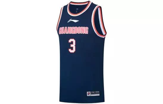 Баскетбольная майка CBA Collection для мужчин, синяя Lining, синий