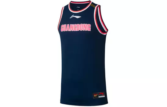 Баскетбольная майка CBA Collection для мужчин, синяя Lining, синий