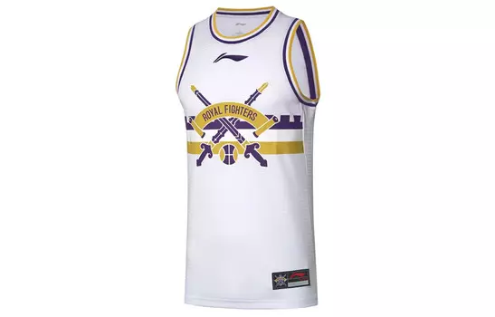 Баскетбольная майка CBA Collection для мужчин, белая Lining, белый