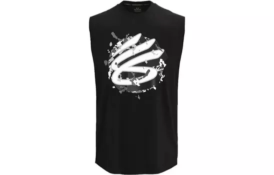 Баскетбольная майка Curry мужская черная Under Armour, черный