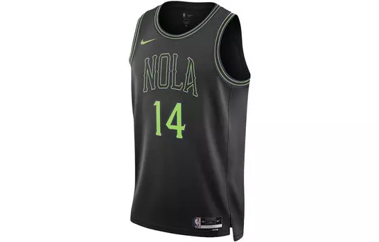 Баскетбольная майка Dri-Fit мужская черная Nike, черный