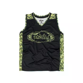 Баскетбольная майка Fairtex JS11, размер S, черный