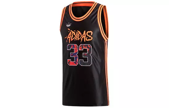 Баскетбольная майка Festivo мужская черная Adidas Originals, черный