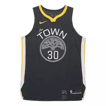 Баскетбольная майка golden state warriors statement edition stephen curry 30 au майка gsw Nike, черный