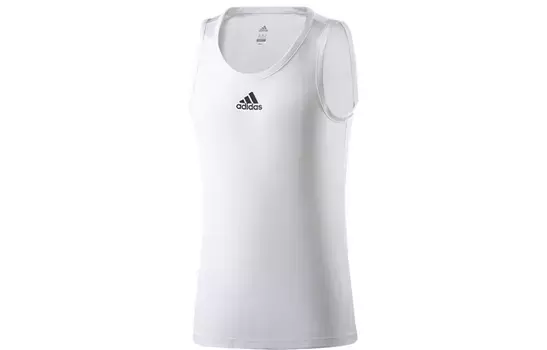 Баскетбольная майка мужская белая Adidas, белый