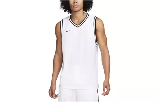 Баскетбольная майка мужская белая Nike, белый