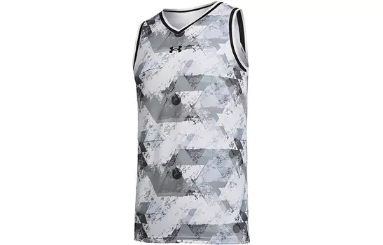 Баскетбольная майка мужская белая Under Armour, белый