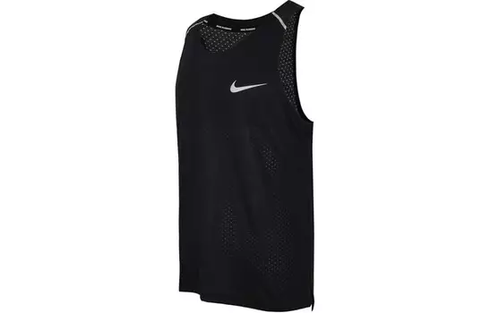 Баскетбольная майка мужская черная Nike, черный