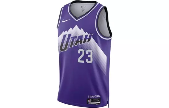 Баскетбольная майка мужская фиолетовая Nike, фиолетовый