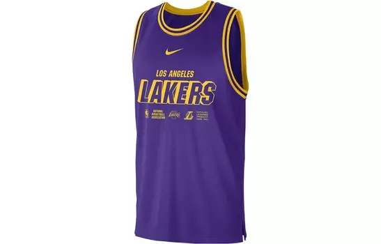 Баскетбольная майка мужская фиолетовая Nike, фиолетовый