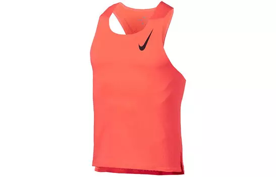 Баскетбольная майка мужская ярко-оранжевая Nike, оранжевый