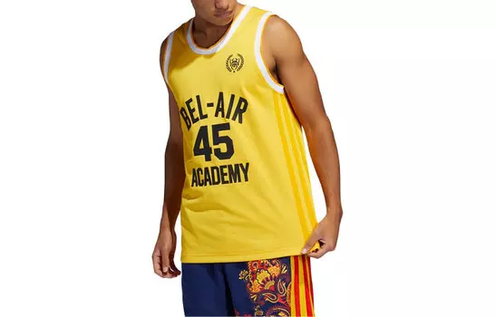 Баскетбольная майка мужская Sunlight Yellow Adidas, желтый