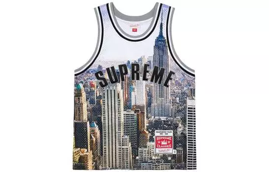 Майка Supreme Mitchell & Ness Basketball, черный