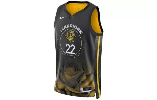 Баскетбольная майка унисекс Nike, цвет Black/Gold