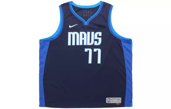 Баскетбольная майка X NBA мужская темно-синяя Nike, темно-синий