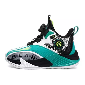Баскетбольная обувь для детей Atongmu, черный/зеленый