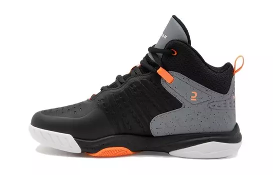 Баскетбольная обувь для детей Decathlon, черный/оранжевый