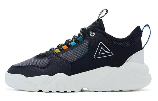 Баскетбольная серия Culture Lifestyle Кроссовки мужские с низким верхом, черные/белые Peak