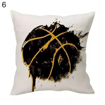 Баскетбольная тема, квадратная подушка, чехол для подушки, диван-кровать, автомобильное кафе, офисное украшение-6 Stuttg