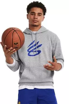 Баскетбольная толстовка с принтом Under Armour, серый