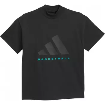 БАСКЕТБОЛЬНАЯ КОЛЛЕКЦИЯ ГЛАВА 03 ФУТБОЛКА С ЛОГОТИПОМ Adidas, черный