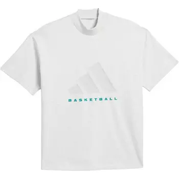 БАСКЕТБОЛЬНАЯ КОЛЛЕКЦИЯ ГЛАВА 03 ФУТБОЛКА С ЛОГОТИПОМ Adidas, серый