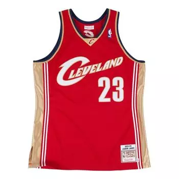 Баскетбольное джерси Mitchell & Ness Authentic NBA Jersey 'Cleveland Cavaliers - Lebron James 2003', красный