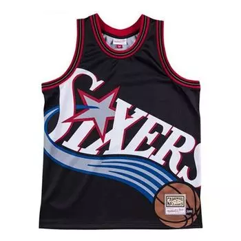 Баскетбольное джерси Mitchell & Ness Blown Out NBA Big Face Tank 'Philadelphia 76ers'