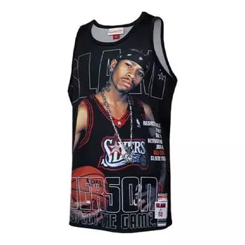 Баскетбольное джерси Mitchell & Ness NBA Philadelphia 76ers Allen Iverson Black