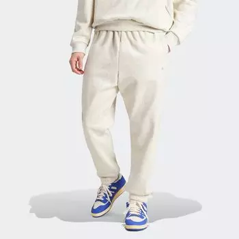 Баскетбольные флисовые тренировочные брюки adidas Originals, цвет cream white mel.