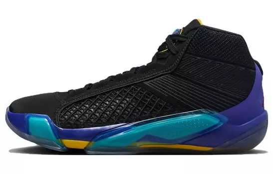 Баскетбольные кроссовки 38 Aqua Clear Sole Jordan, черный/синий