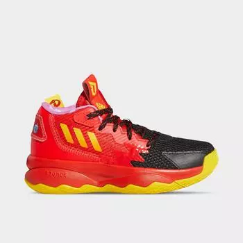 Баскетбольные кроссовки Adidas Dame 8 для маленьких детей, черный