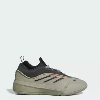 Баскетбольные кроссовки Adidas Dame 9 Low, серый/зеленый