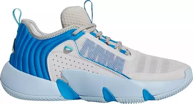 Баскетбольные кроссовки Adidas Trae Unlimited, серый/синий