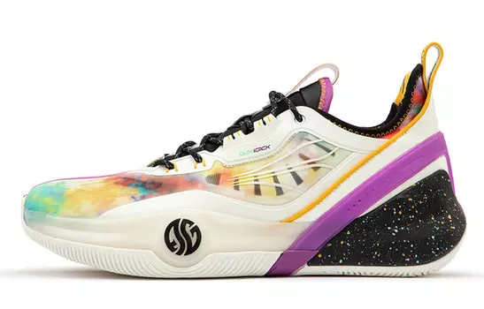 Баскетбольные кроссовки AG3 мужские с низким верхом белые/желтые 361°