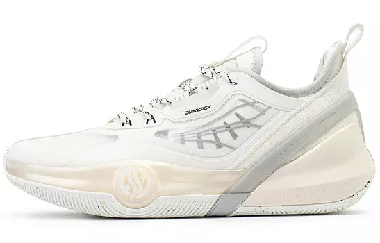 Баскетбольные кроссовки AG3 мужские с низким верхом Feather White/Photon Gray 361°