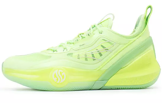Баскетбольные кроссовки AG3 Pro мужские с низким верхом флуоресцентные желтовато-зеленые/инжирно-зеленые 361°
