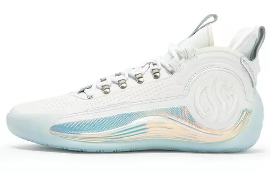 Баскетбольные кроссовки AG4 Basketball Shoes Men Mid-Top White/Glacier Blue 361°