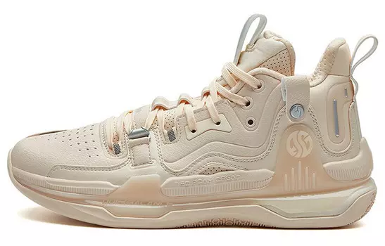 Баскетбольные кроссовки AG 1 Basketball Shoes Men Mid-Top Ivory White/silvery 361°