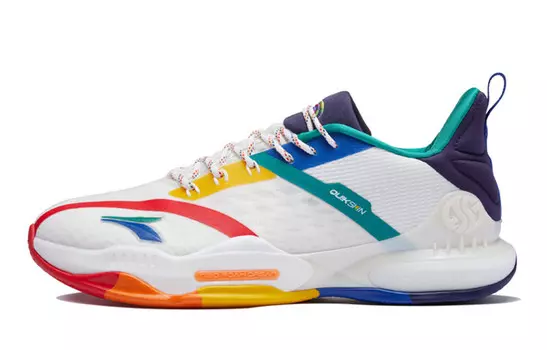 Баскетбольные кроссовки AG 2 мужские с низким верхом Feather White/Molten Red 361°