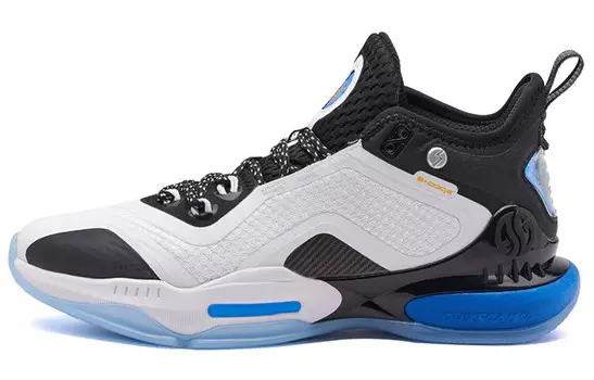 Баскетбольные кроссовки AG 2 мужские, среднего размера, 361 градус, белые/черные/синие 361°