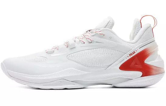 Баскетбольные кроссовки Agile 2.0 мужские с низким верхом, большие белые, цвет Pickle Red Peak