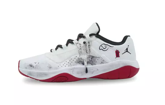 Баскетбольные кроссовки Air 11 Basketball Shoes Men Low-Top Black Jordan