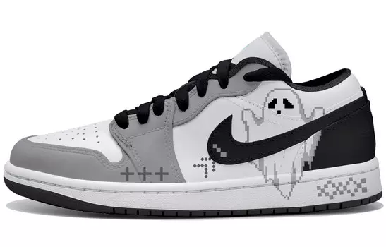 Баскетбольные кроссовки Air 1 для детей, начальная школа Jordan, цвет Black White Gray