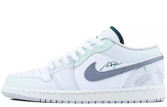 Баскетбольные кроссовки Air 1 для детей, начальная школа Jordan, цвет Gray Green